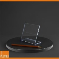 Acryl-Tischständer L-Form 100x90
